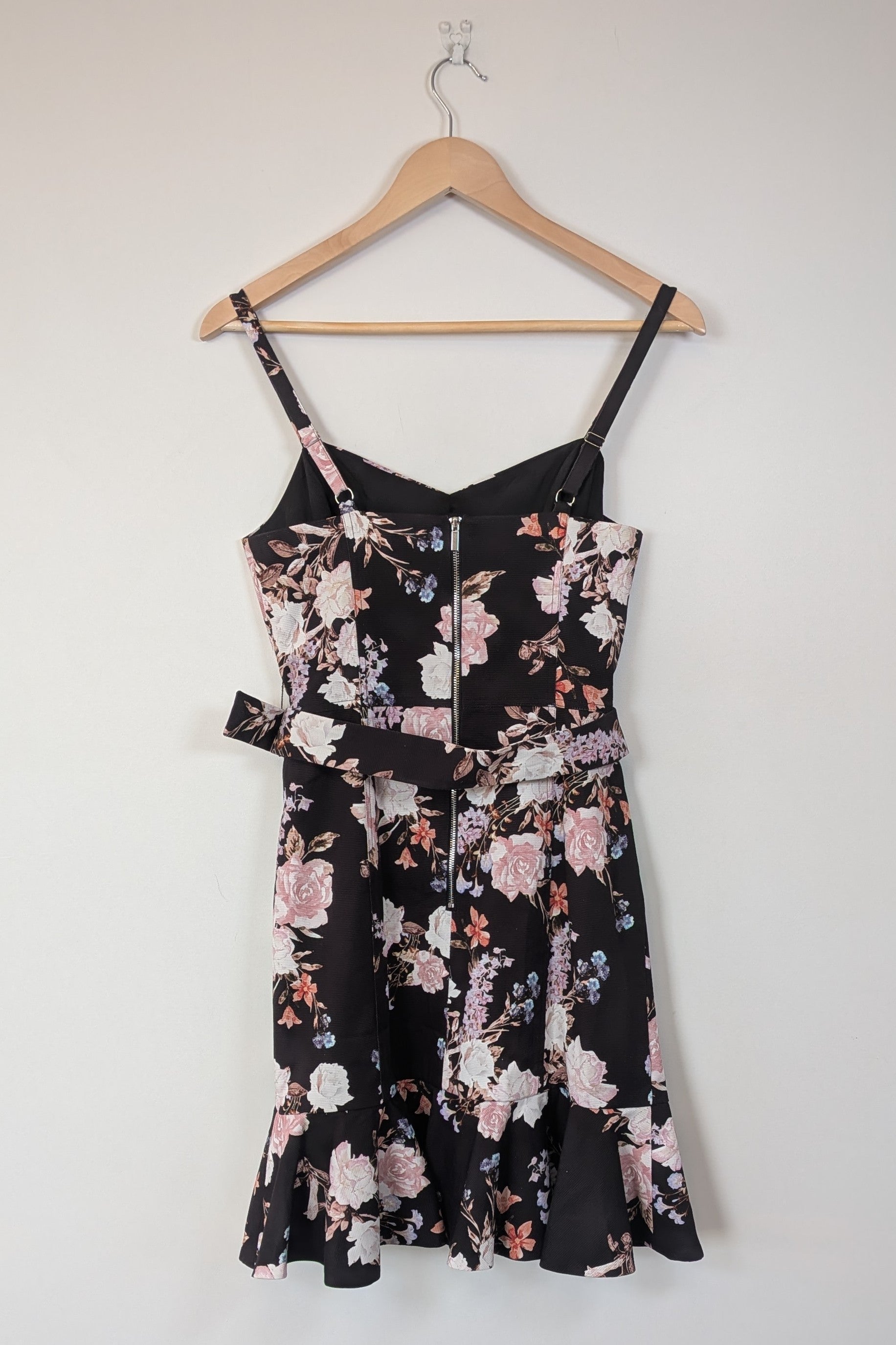 Portmans Black Spring Garden Dress Size 10 BNWT RRP $149.95