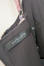 Portmans Black Spring Garden Dress Size 10 BNWT RRP $149.95