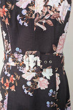 Portmans Black Spring Garden Dress Size 10 BNWT RRP $149.95