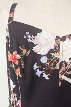 Portmans Black Spring Garden Dress Size 10 BNWT RRP $149.95