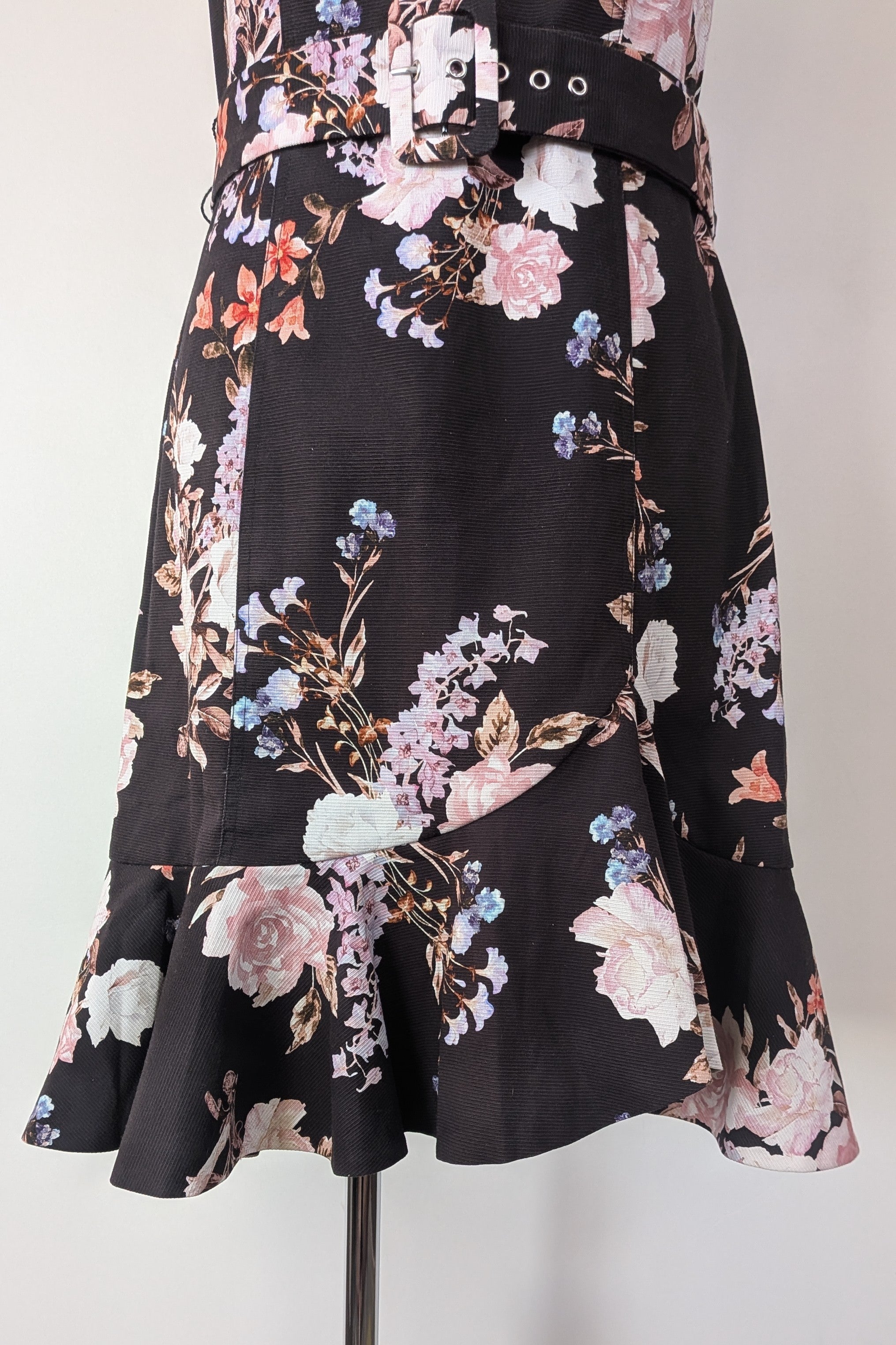 Portmans Black Spring Garden Dress Size 10 BNWT RRP $149.95
