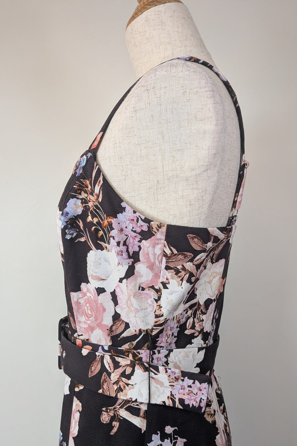 Portmans Black Spring Garden Dress Size 10 BNWT RRP $149.95