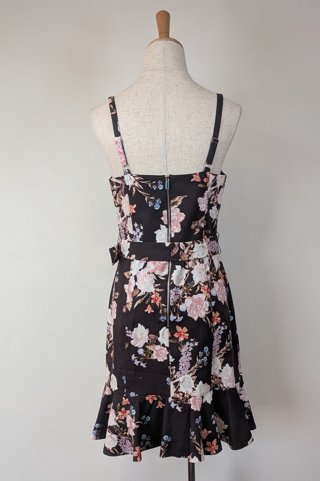 Portmans Black Spring Garden Dress Size 10 BNWT RRP $149.95