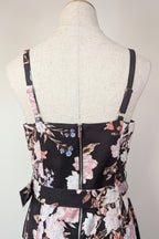 Portmans Black Spring Garden Dress Size 10 BNWT RRP $149.95