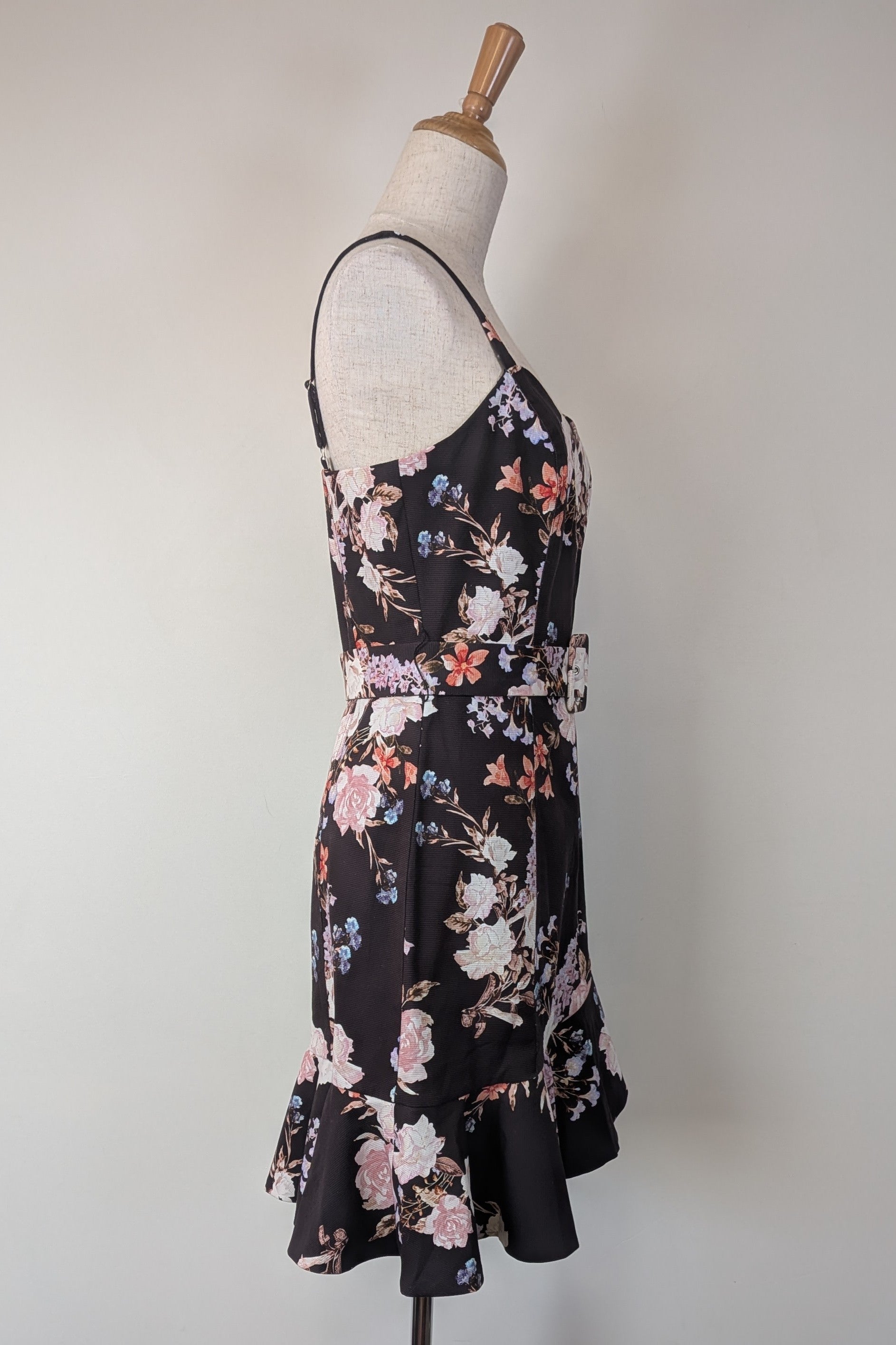 Portmans Black Spring Garden Dress Size 10 BNWT RRP $149.95