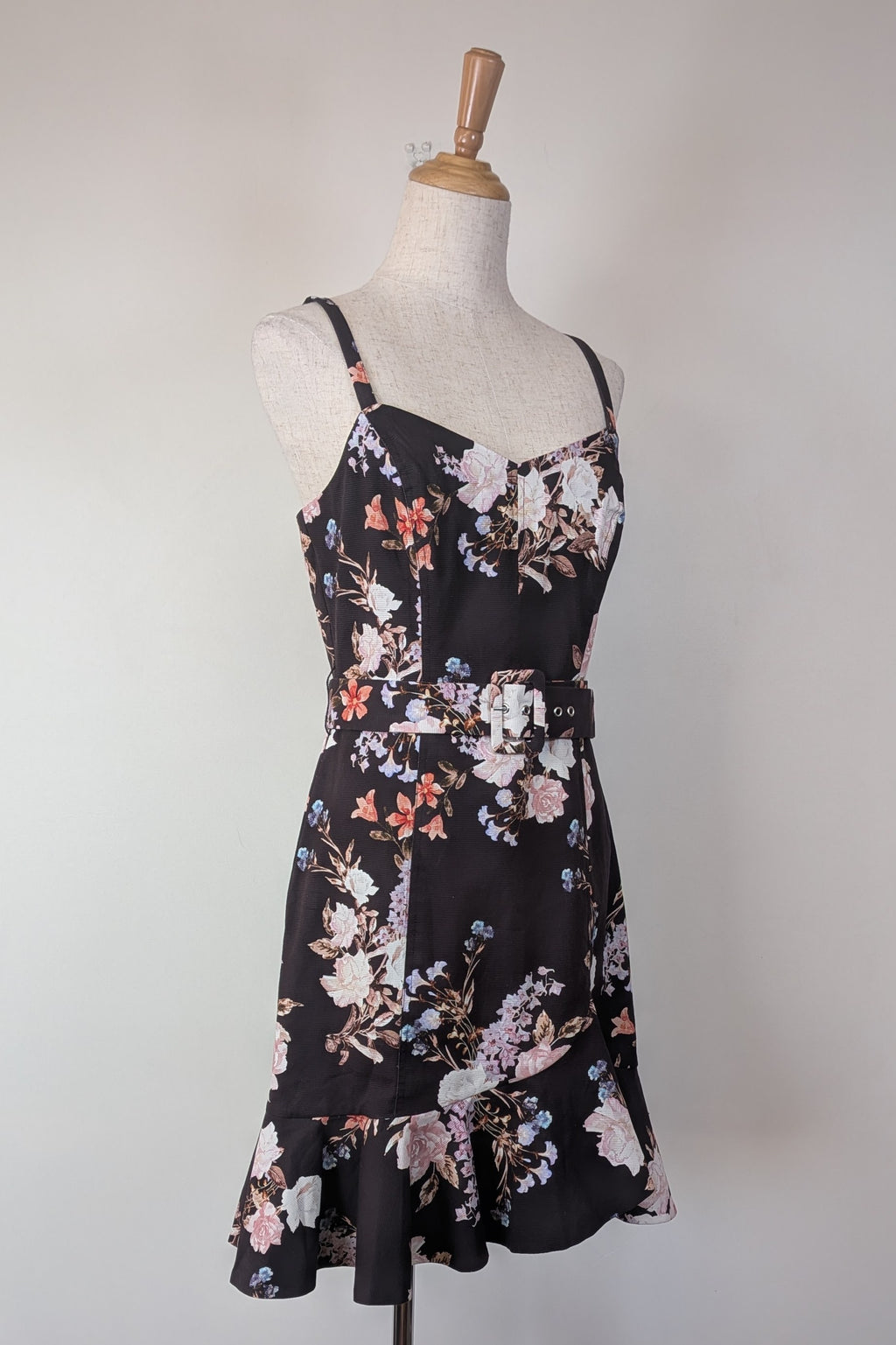 Portmans Black Spring Garden Dress Size 10 BNWT RRP $149.95
