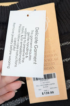 Liz Jordan Designer Collection Roll Neck Zebra Jumper in Black Size L BNWT RRP $139.95