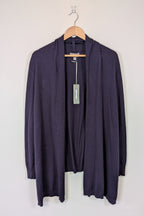 Sussan Prussia Deep Purple Open Knit Cardigan Size XS BNWT RRP $69.95