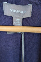 Sussan Prussia Deep Purple Open Knit Cardigan Size XS BNWT RRP $69.95