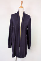 Sussan Prussia Deep Purple Open Knit Cardigan Size XS BNWT RRP $69.95