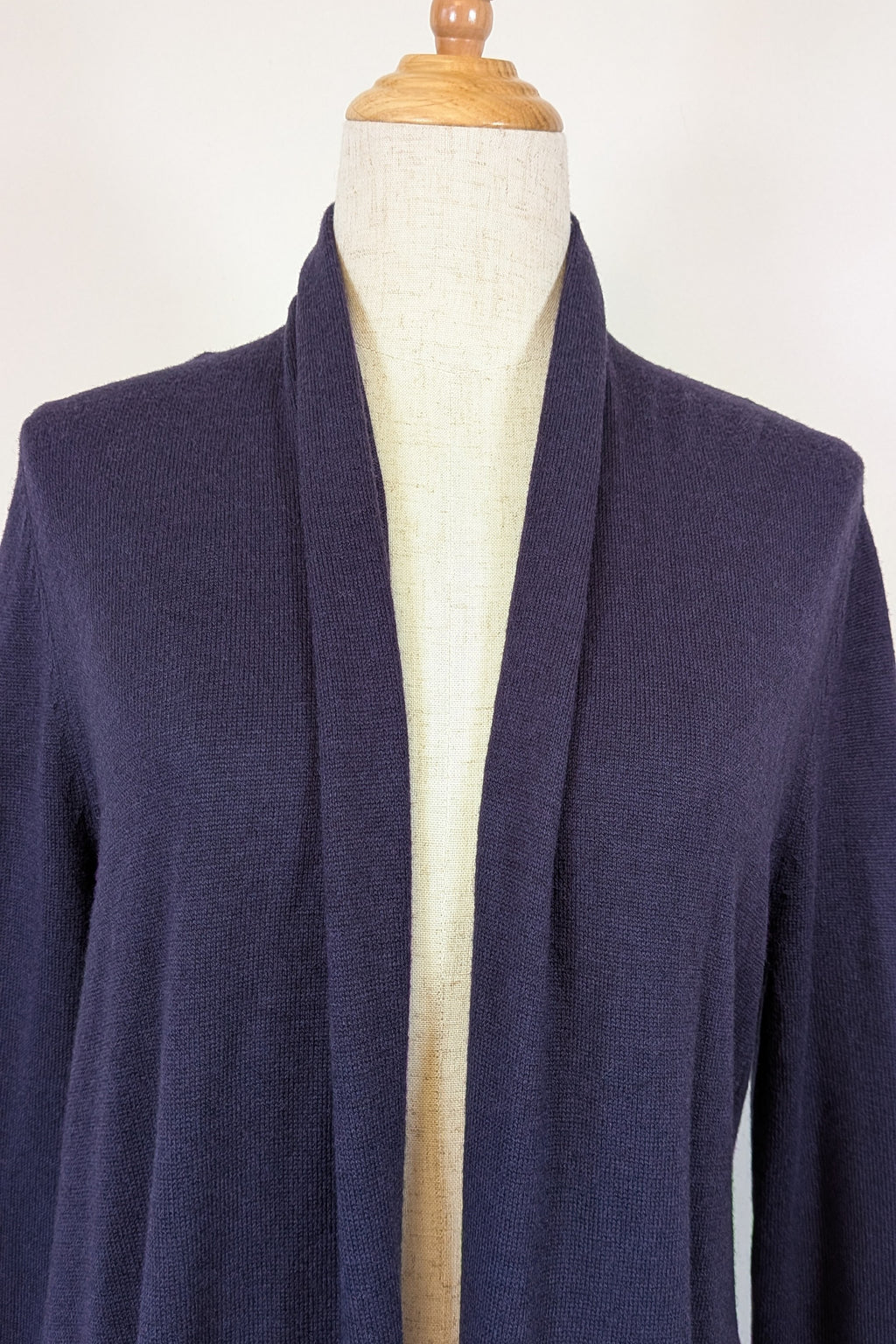 Sussan Prussia Deep Purple Open Knit Cardigan Size XS BNWT RRP $69.95