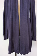 Sussan Prussia Deep Purple Open Knit Cardigan Size XS BNWT RRP $69.95
