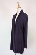 Sussan Prussia Deep Purple Open Knit Cardigan Size XS BNWT RRP $69.95