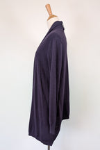 Sussan Prussia Deep Purple Open Knit Cardigan Size XS BNWT RRP $69.95