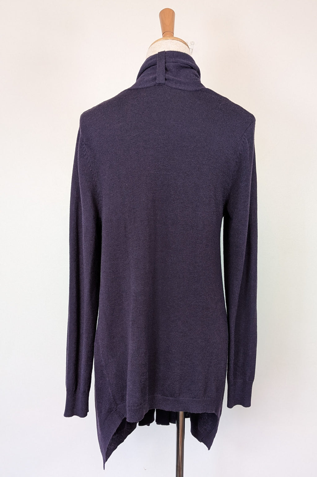 Sussan Prussia Deep Purple Open Knit Cardigan Size XS BNWT RRP $69.95