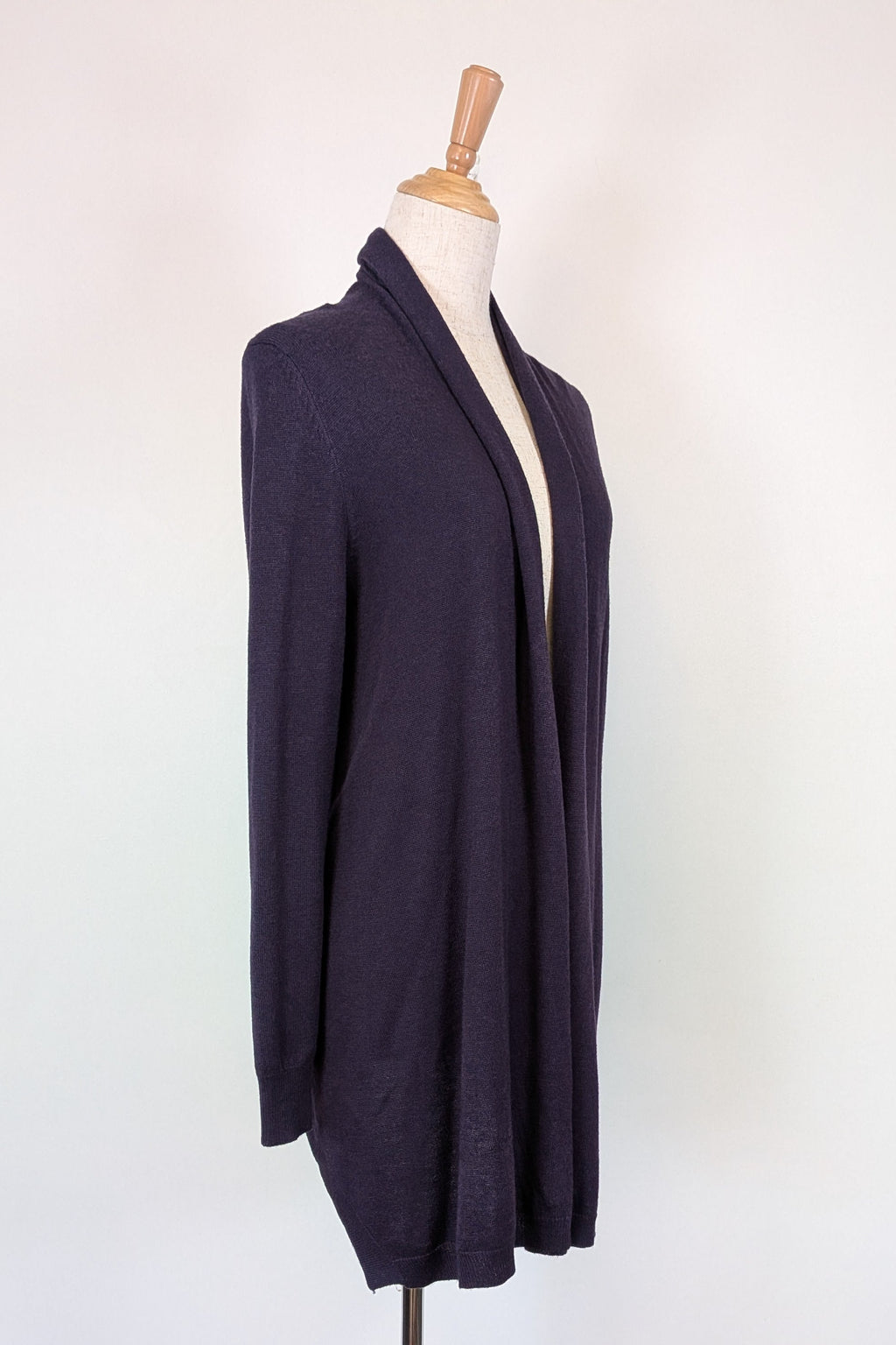 Sussan Prussia Deep Purple Open Knit Cardigan Size XS BNWT RRP $69.95