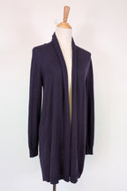 Sussan Prussia Deep Purple Open Knit Cardigan Size XS BNWT RRP $69.95