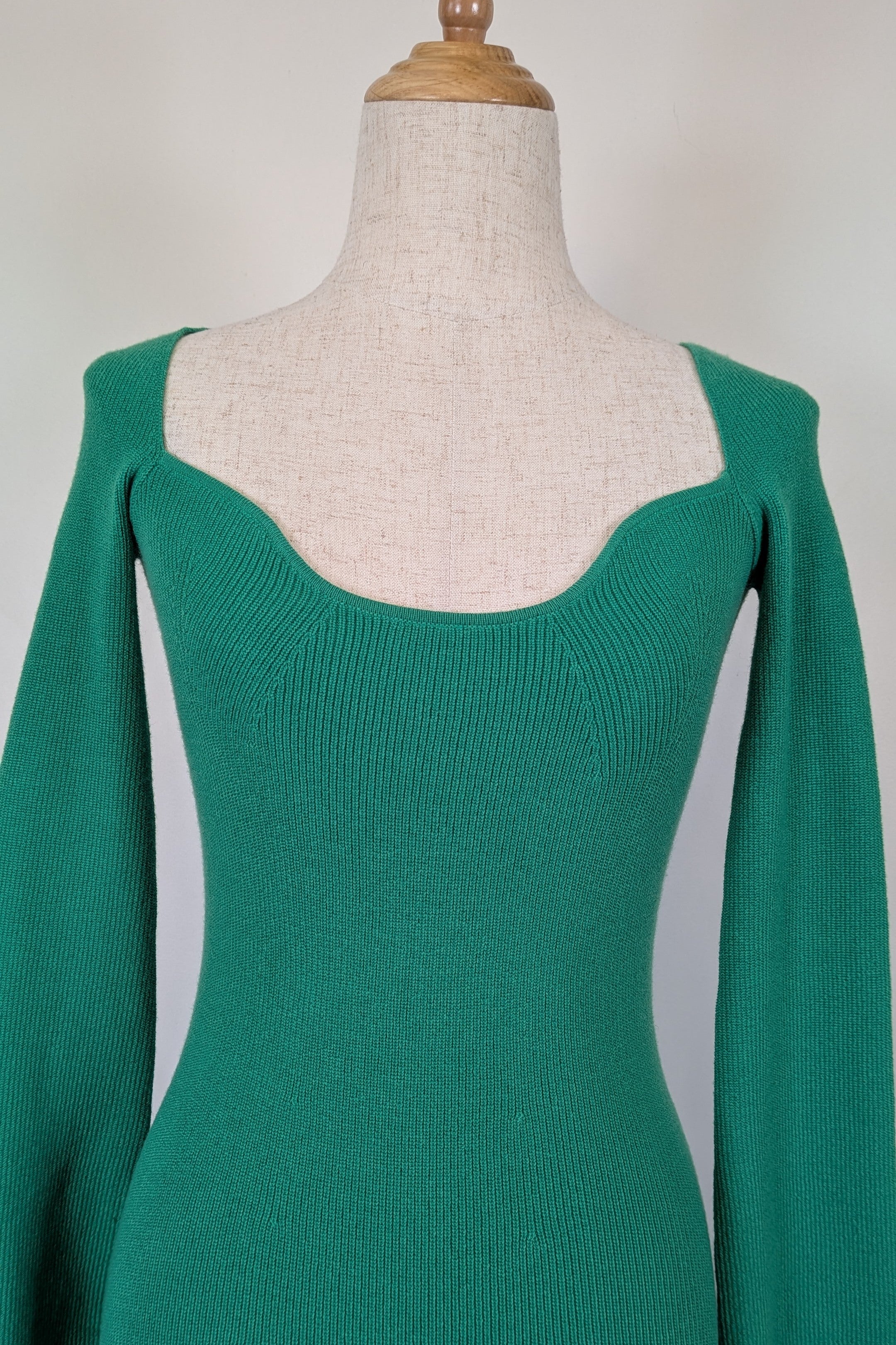 Dazie Green Nostalgia Sweetheart Knit Mini Dress Size 8 BNWT RRP $79
