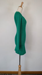Dazie Green Nostalgia Sweetheart Knit Mini Dress Size 8 BNWT RRP $79