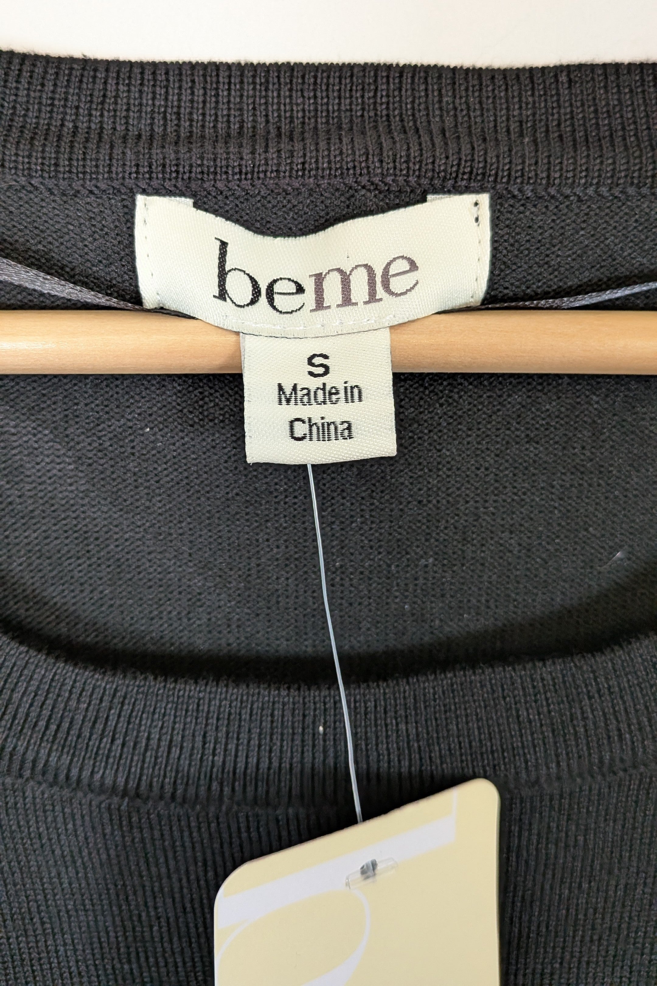 Beme Black 3/4 Cold Shoulder Jumper Size 16 BNWT RRP $79.95