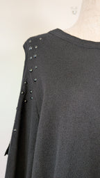 Beme Black 3/4 Cold Shoulder Jumper Size 16 BNWT RRP $79.95