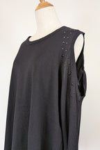 Beme Black 3/4 Cold Shoulder Jumper Size 16 BNWT RRP $79.95
