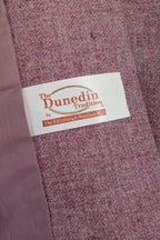 Vintage 90s British Dunedin Tradition Wool Blazer in Heather Mauve Size 12