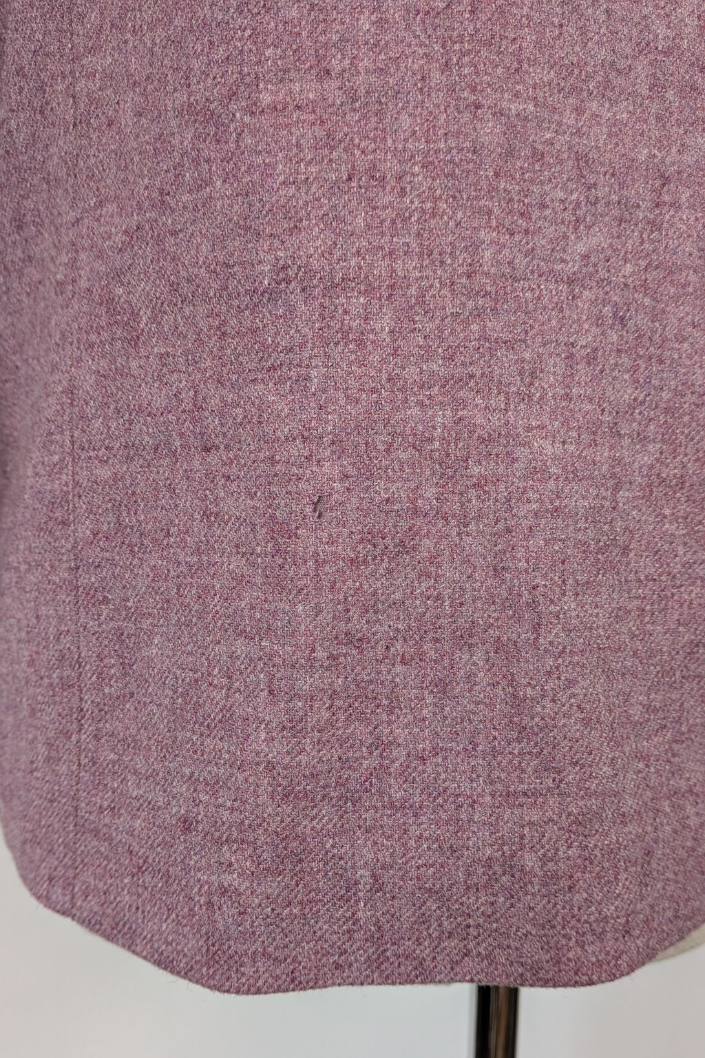Vintage 90s British Dunedin Tradition Wool Blazer in Heather Mauve Size 12