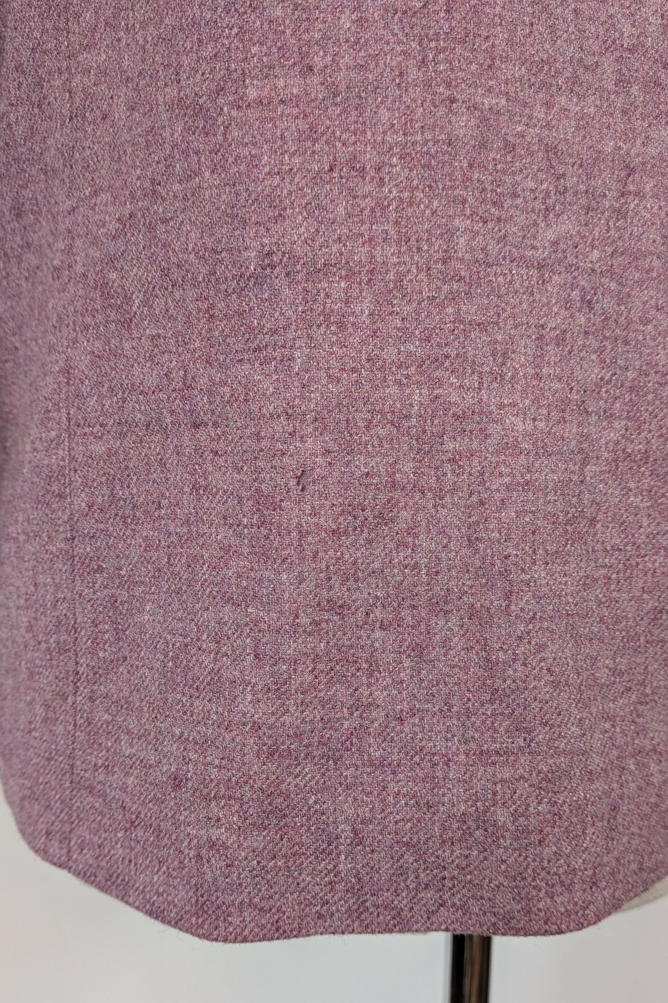 Vintage 90s British Dunedin Tradition Wool Blazer in Heather Mauve Size 12