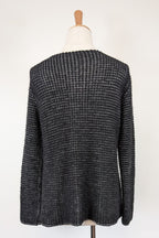 Vintage 90s/Y2K Made in Italy Frayed Fringe Knit Cardigan Size M