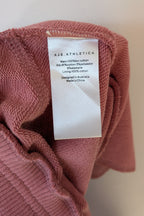 Aje Athletica Signature Logo Sweat Shorts in Rose Quartz Size 16 BNWT RRP $115