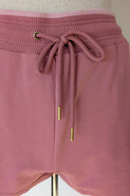 Aje Athletica Signature Logo Sweat Shorts in Rose Quartz Size 16 BNWT RRP $115