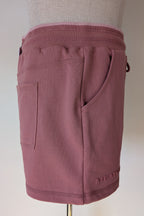 Aje Athletica Signature Logo Sweat Shorts in Rose Quartz Size 16 BNWT RRP $115