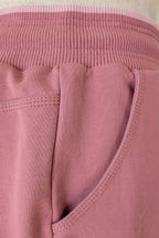 Aje Athletica Signature Logo Sweat Shorts in Rose Quartz Size 16 BNWT RRP $115