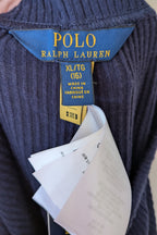 Polo Ralph Lauren Kids Classic Stretch Ribbed Legging Newport Navy Size XL (16) BNWT RRP $79