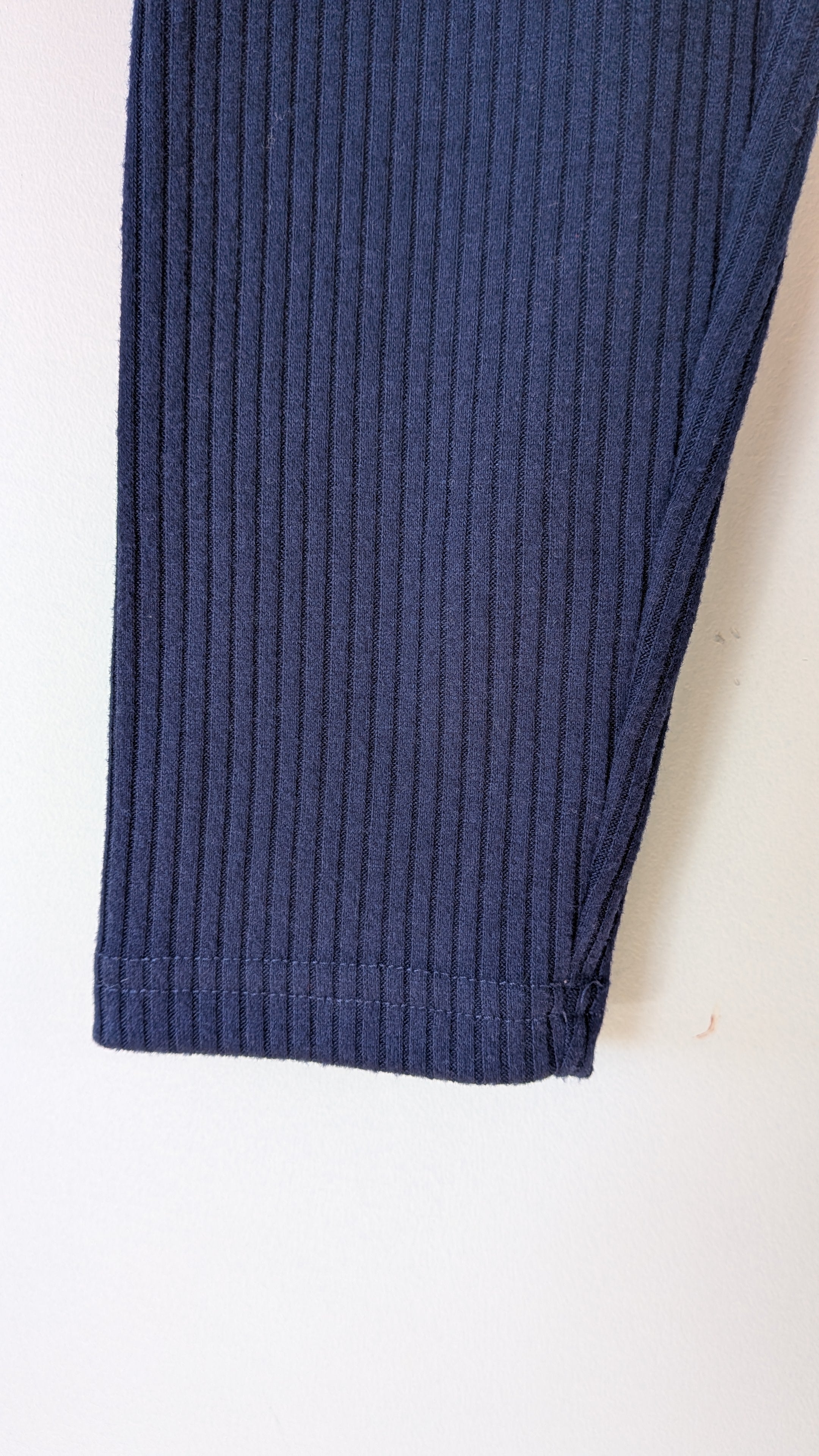 Polo Ralph Lauren Kids Classic Stretch Ribbed Legging Newport Navy Size S (7) BNWT RRP $79