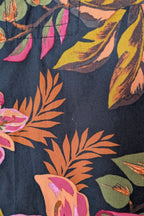 French Connection Tropical Puff Sleeve Shirt Size 6