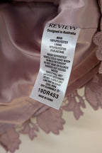 Review Dusty Pink Lace Dress Size 12