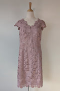 Review Dusty Pink Lace Dress Size 12