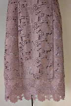 Review Dusty Pink Lace Dress Size 12