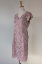 Review Dusty Pink Lace Dress Size 12