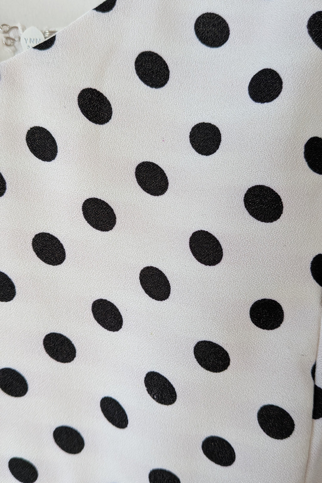 Calli Evie Mini Dress in White Polka Dot Size 18 BNWT RRP $109