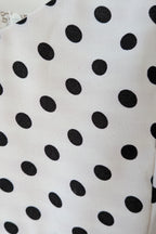 Calli Evie Mini Dress in White Polka Dot Size 18 BNWT RRP $109