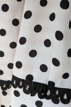 Calli Evie Mini Dress in White Polka Dot Size 18 BNWT RRP $109