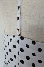 Calli Evie Mini Dress in White Polka Dot Size 18 BNWT RRP $109