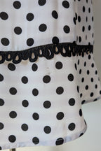 Calli Evie Mini Dress in White Polka Dot Size 18 BNWT RRP $109
