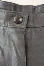 Vintage 80s Solmar Melbourne Grey Leather Pants Size XS