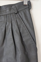 Vintage 80s Solmar Melbourne Grey Leather Pants Size XS