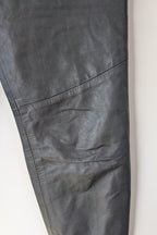 Vintage 80s Solmar Melbourne Grey Leather Pants Size XS