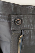 Vintage 80s Solmar Melbourne Grey Leather Pants Size XS